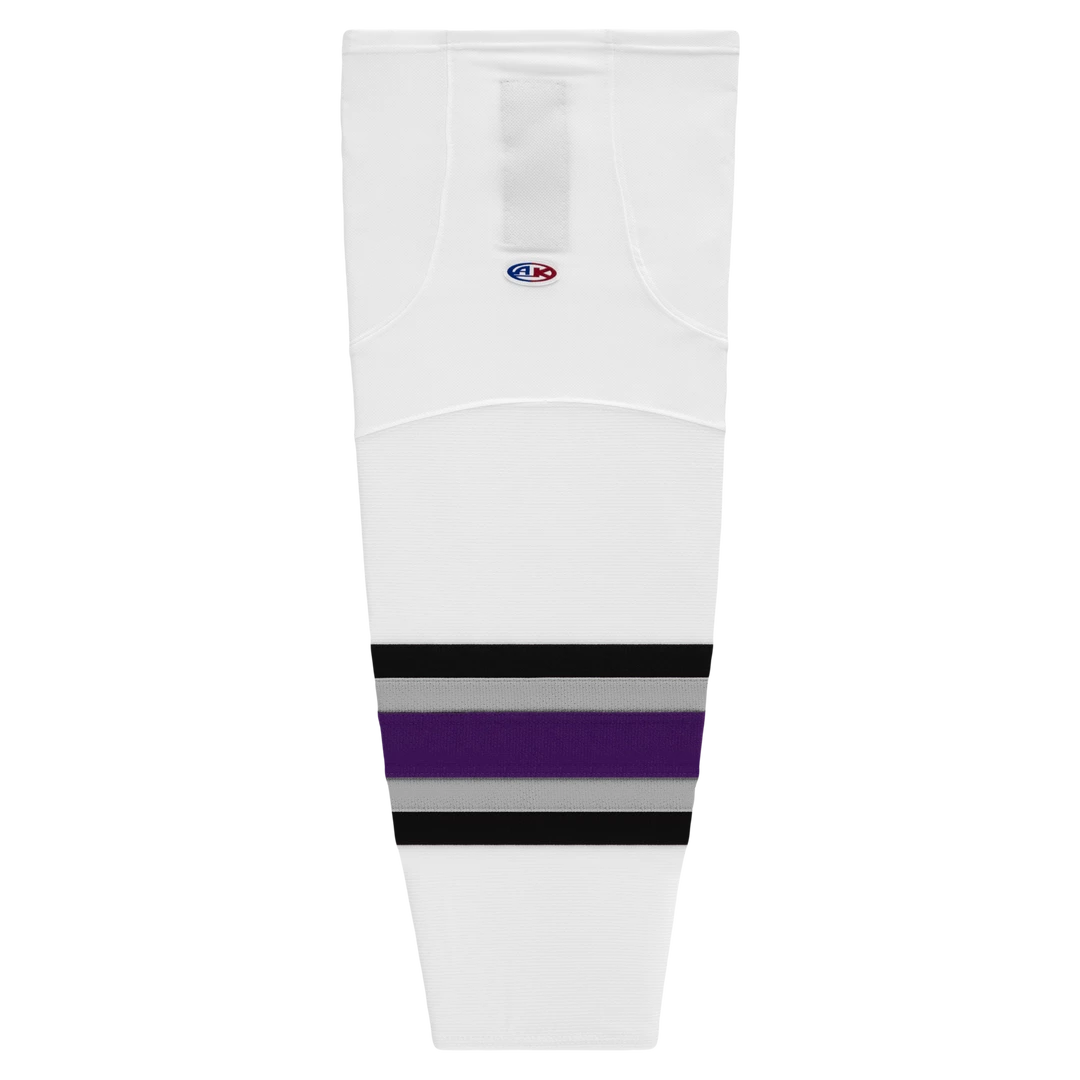 Athletic (AK) Knit Athletic Knit (AK) HS2100-952 1998 Los Angeles Kings White Mesh Ice Hockey Socks 3 Athletic (AK) Knit Athletic Knit (AK) HS2100-952 1998 Los Angeles Kings White Mesh Ice Hockey Socks