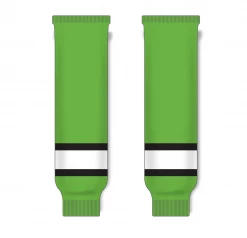 Athletic (AK) Knit Athletic Knit (AK) HS630-107 Lime Green/Black/White Knit Ice Hockey Socks