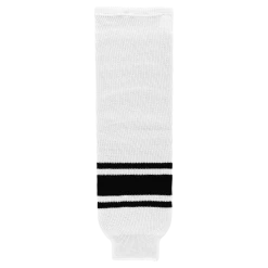 Athletic (AK) Knit Athletic Knit (AK) HS630-222 White/Black Knit Ice Hockey Socks