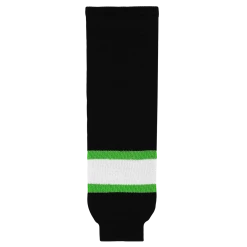 Athletic (AK) Knit Athletic Knit (AK) HS630-247 Black/Lime Green/White Knit Ice Hockey Socks