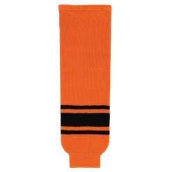 Athletic (AK) Knit Athletic Knit (AK) HS630-263 Orange/Black Knit Ice Hockey Socks
