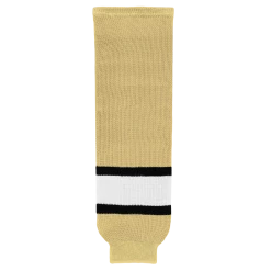 Athletic (AK) Knit Athletic Knit (AK) HS630-281 Vegas Gold/Black/White Knit Ice Hockey Socks