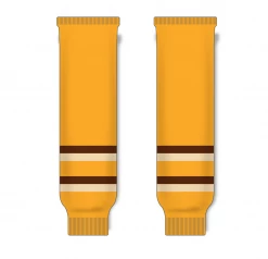 Athletic (AK) Knit Athletic Knit (AK) HS630-291 Boston Bruins Winter Classic Gold Knit Ice Hockey Socks