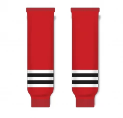 Athletic (AK) Knit Athletic Knit (AK) HS630-304 Chicago Blackhawks Red Knit Ice Hockey Socks