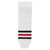 Athletic (AK) Knit Athletic Knit (AK) HS630-305 Chicago Blackhawks White Knit Ice Hockey Socks