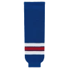 Athletic (AK) Knit Athletic Knit (AK) HS630-312 New York Rangers Royal Blue Knit Ice Hockey Socks