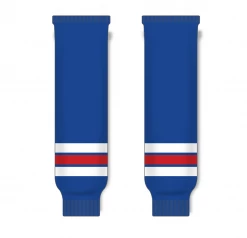 Athletic (AK) Knit Athletic Knit (AK) HS630-312 New York Rangers Royal Blue Knit Ice Hockey Socks