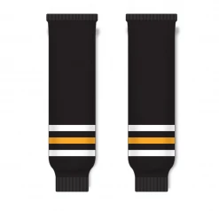 Athletic (AK) Knit Athletic Knit (AK) HS630-314 Pittsburgh Penguins Black Knit Ice Hockey Socks
