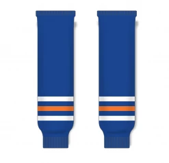 Athletic (AK) Knit Athletic Knit (AK) HS630-320 Edmonton Oilers Royal Blue Knit Ice Hockey Socks