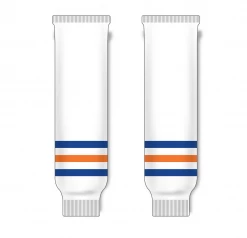 Athletic (AK) Knit Athletic Knit (AK) HS630-321 Edmonton Oilers White Knit Ice Hockey Socks