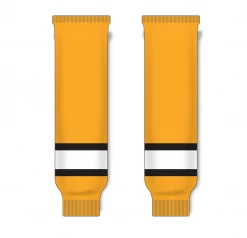 Athletic (AK) Knit Athletic Knit (AK) HS630-329 Gold/White/Black Knit Ice Hockey Socks