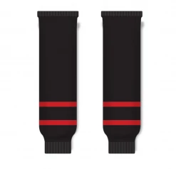 Athletic (AK) Knit Athletic Knit (AK) HS630-336 Ottawa Senators Black Knit Ice Hockey Socks