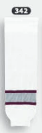 Athletic (AK) Knit Athletic Knit (AK) HS630-342 White/Maroon/Grey Knit Ice Hockey Socks