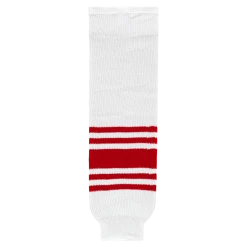 Athletic (AK) Knit Athletic Knit (AK) HS630-405 Detroit Red Wings Retro White Knit Ice Hockey Socks
