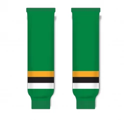 Athletic (AK) Knit Athletic Knit (AK) HS630-406 Minnesota North Stars Kelly Green With Black Stripe Knit Ice Hockey Socks
