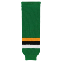 Athletic (AK) Knit Athletic Knit (AK) HS630-406 Minnesota North Stars Kelly Green With Black Stripe Knit Ice Hockey Socks