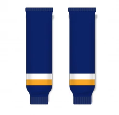 Athletic (AK) Knit Athletic Knit (AK) HS630-422 Navy/Gold/White Knit Ice Hockey Socks