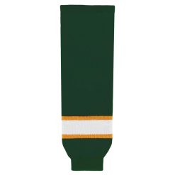 Athletic (AK) Knit Athletic Knit (AK) HS630-439 Dark Green/Gold/White Knit Ice Hockey Socks