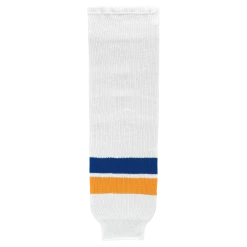 Athletic (AK) Knit Athletic Knit (AK) HS630-449 2014 St. Louis Blues White Knit Ice Hockey Socks