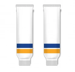 Athletic (AK) Knit Athletic Knit (AK) HS630-449 2014 St. Louis Blues White Knit Ice Hockey Socks