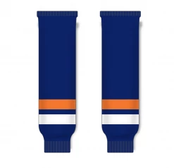 Athletic (AK) Knit Athletic Knit (AK) HS630-510 New York Islanders Navy Knit Ice Hockey Socks