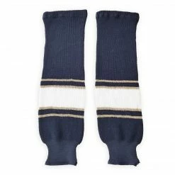 Athletic (AK) Knit Athletic Knit (AK) HS630-520 University Of Notre Dame Fighting Irish Navy Knit Ice Hockey Socks