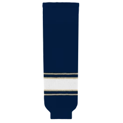 Athletic (AK) Knit Athletic Knit (AK) HS630-520 University Of Notre Dame Fighting Irish Navy Knit Ice Hockey Socks