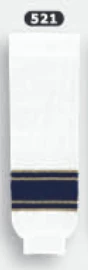 Athletic (AK) Knit Athletic Knit (AK) HS630-521 University Of Notre Dame Fighting Irish White Knit Ice Hockey Socks