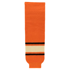 Athletic (AK) Knit Athletic Knit (AK) HS630-526 2012 Philadelphia Flyers Winter Classic Orange Knit Ice Hockey Socks