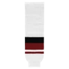 Athletic (AK) Knit Athletic Knit (AK) HS630-583 2015 Arizona Coyotes White Knit Ice Hockey Socks