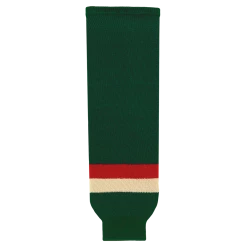Athletic (AK) Knit Athletic Knit (AK) HS630-588 2016 Minnesota Wild Stadium Series Dark Green Knit Ice Hockey Socks