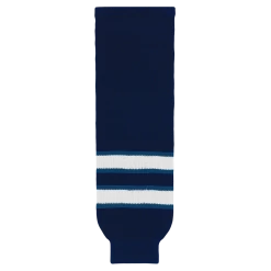 Athletic (AK) Knit Athletic Knit (AK) HS630-595 2011 Winnipeg Jets Navy Knit Ice Hockey Socks