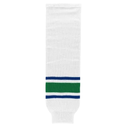 Athletic (AK) Knit Athletic Knit (AK) HS630-623 Vancouver Canucks White Knit Ice Hockey Socks