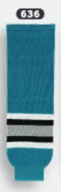 Athletic (AK) Knit Athletic Knit (AK) HS630-636 San Jose Sharks Teal Knit Ice Hockey Socks