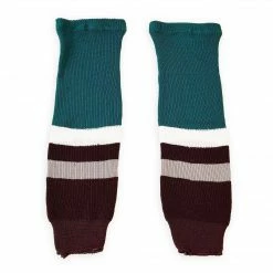 Athletic (AK) Knit Athletic Knit (AK) HS630-638 Anaheim Mighty Ducks Eggplant Knit Ice Hockey Socks