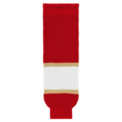 Athletic (AK) Knit Athletic Knit (AK) HS630-668 2016 Florida Panthers Red Knit Ice Hockey Socks