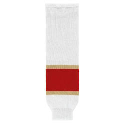 Athletic (AK) Knit Athletic Knit (AK) HS630-669 2017 Florida Panthers White Knit Ice Hockey Socks