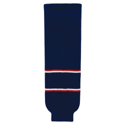 Athletic (AK) Knit Athletic Knit (AK) HS630-688 2017 Columbus Blue Jackets Navy Knit Ice Hockey Socks