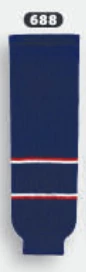 Athletic (AK) Knit Athletic Knit (AK) HS630-688 2017 Columbus Blue Jackets Navy Knit Ice Hockey Socks