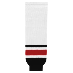 Athletic (AK) Knit Athletic Knit (AK) HS630-691 Columbus Blue Jackets White Knit Ice Hockey Socks