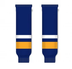 Athletic (AK) Knit Athletic Knit (AK) HS630-800 2008 Buffalo Sabres Navy Knit Ice Hockey Socks