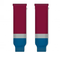 Athletic (AK) Knit Athletic Knit (AK) HS630-804 2011 Colorado Avalanche Cardinal Knit Ice Hockey Socks