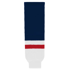 Athletic (AK) Knit Athletic Knit (AK) HS630-807 2008 Washington Capitals White Knit Ice Hockey Socks