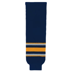 Athletic (AK) Knit Athletic Knit (AK) HS630-810 2009 Buffalo Sabres Third Navy Knit Ice Hockey Socks