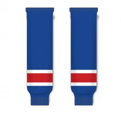 Athletic (AK) Knit Athletic Knit (AK) HS630-812 New York Rangers Royal Blue Knit Ice Hockey Socks
