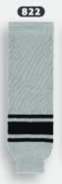 Athletic (AK) Knit Athletic Knit (AK) HS630-822 Grey/Black Knit Ice Hockey Socks