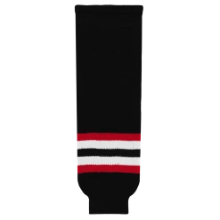 Athletic (AK) Knit Athletic Knit (AK) HS630-936 2009 Ottawa Senators Third Black Knit Ice Hockey Socks