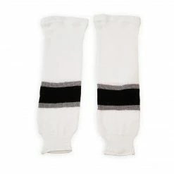Athletic (AK) Knit Athletic Knit (AK) HS630-942 Classic Los Angeles Kings White Knit Ice Hockey Socks