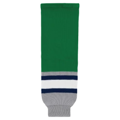 Athletic (AK) Knit Athletic Knit (AK) HS630-945 Plymouth Whalers Kelly Green Knit Ice Hockey Socks
