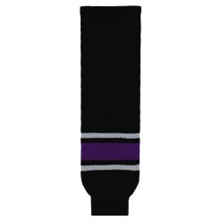 Athletic (AK) Knit Athletic Knit (AK) HS630-951 1998 Los Angeles Kings Black Knit Ice Hockey Socks